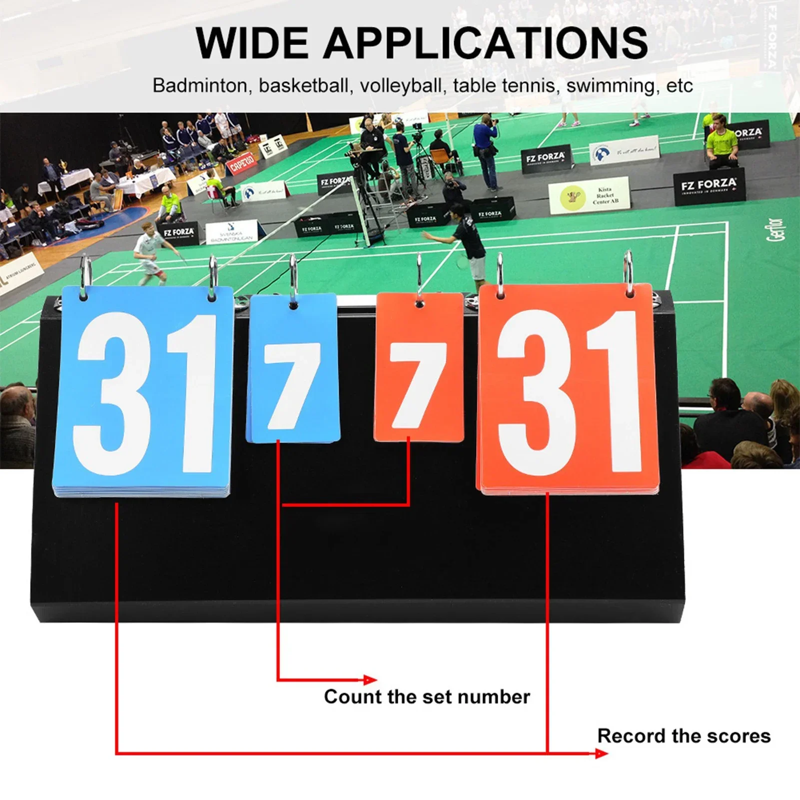 4 Digit Sports Competition Sco - đánh giá và giá Badminton Scoreboard
