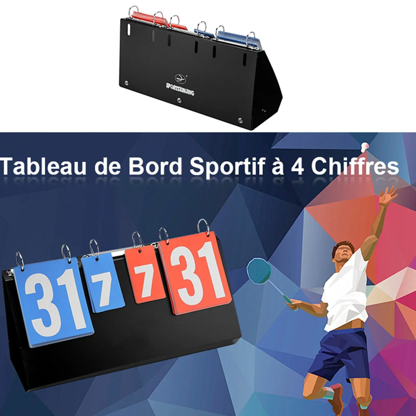 4 Digit Sports Competition Sco - đánh giá và giá Badminton Scoreboard