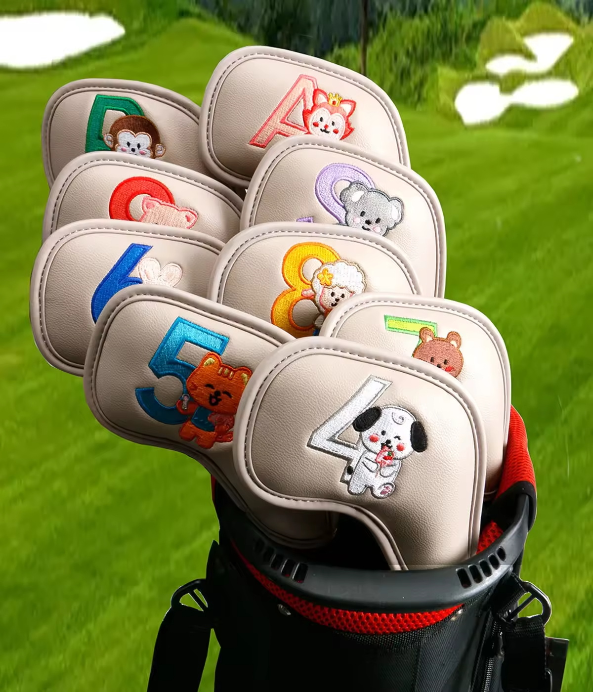 9Pcs Cute Cartoon Animal Golf  - đánh giá và giá Badminton Club