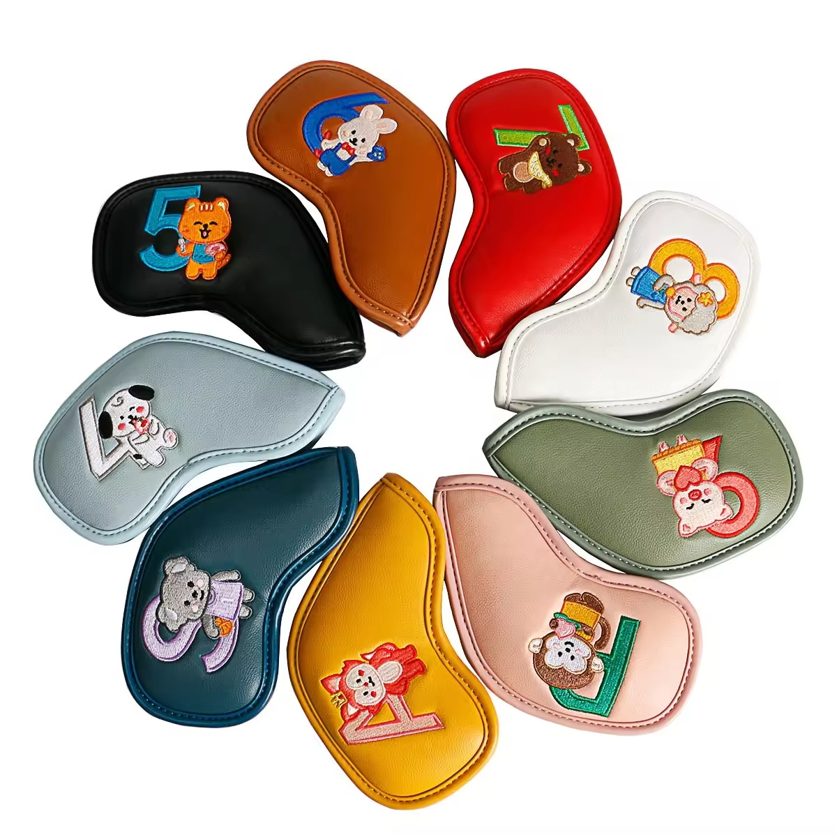 9Pcs Cute Cartoon Animal Golf  - đánh giá và giá Badminton Club