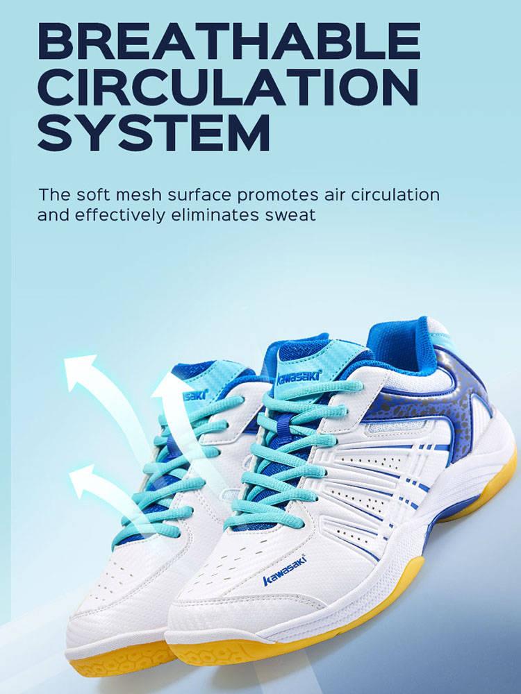 Giày Cầu Lông Kawasaki Thoáng  - đánh giá và giá Badminton Footwork
